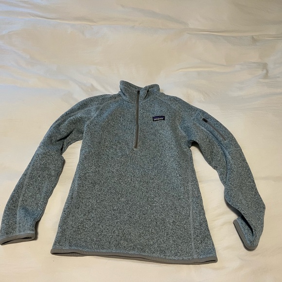 Womens Patagonia Quarter zip - light blue - Picture 2 of 2